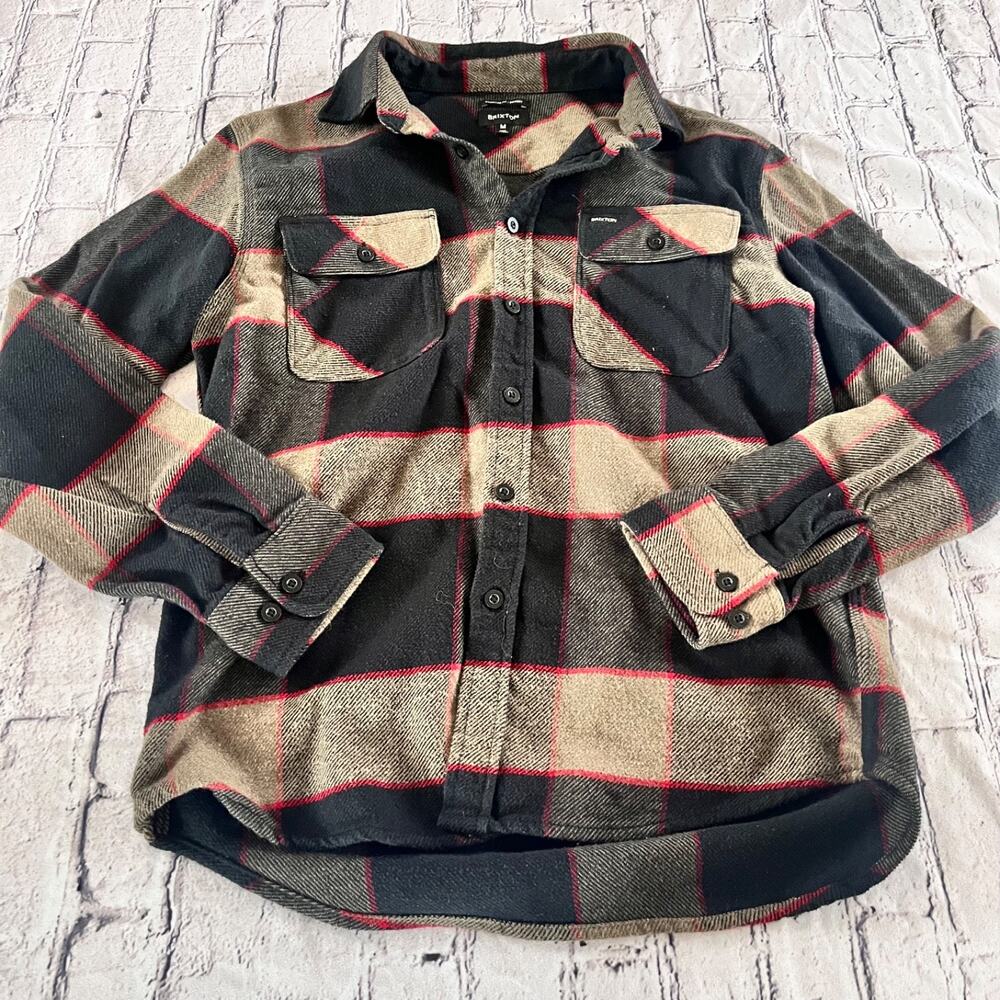 Brixton Standard Fit Browery Button Down Flannel … - image 1